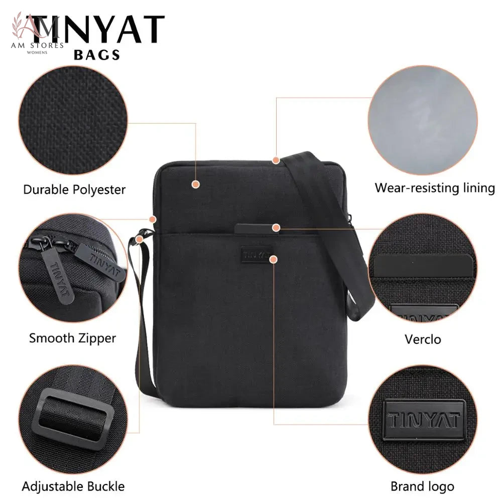 TINYAT Men's Waterproof Crossbody Bag - view 5