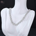 925 Sterling Silver Moissanite Pendant Women's Necklace - view 6