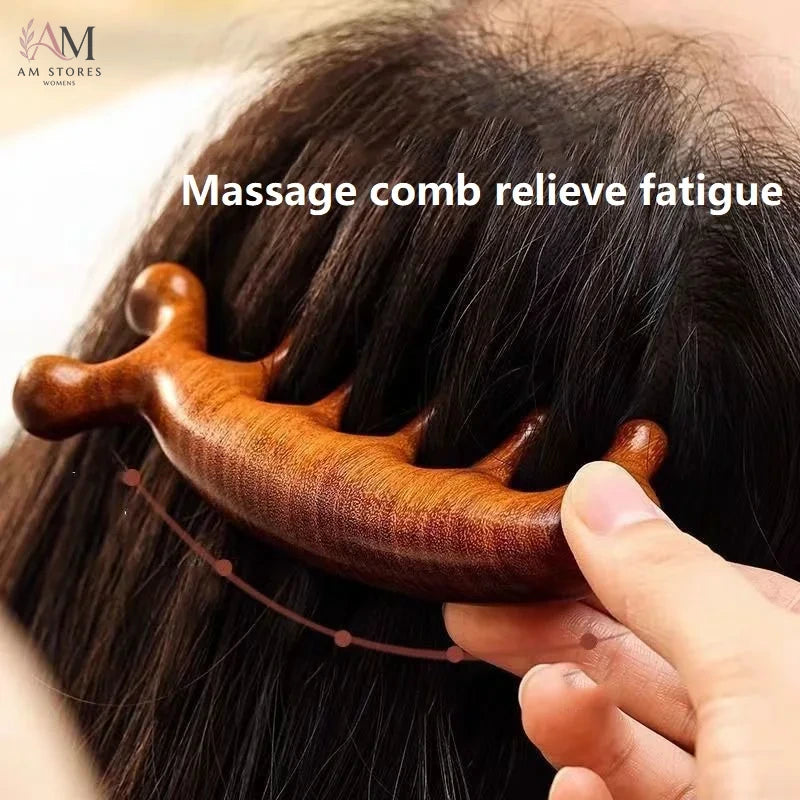 Wooden Scalp Massage Comb - view 5