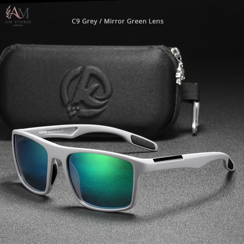 KDEAM Unisex Rectangle Polarized Sports Sunglasses - view 20