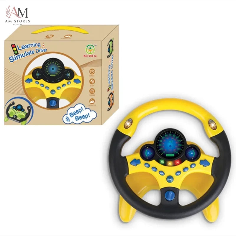 Baby Educational Light-Up Sound Steering Wheel Toy - view 12