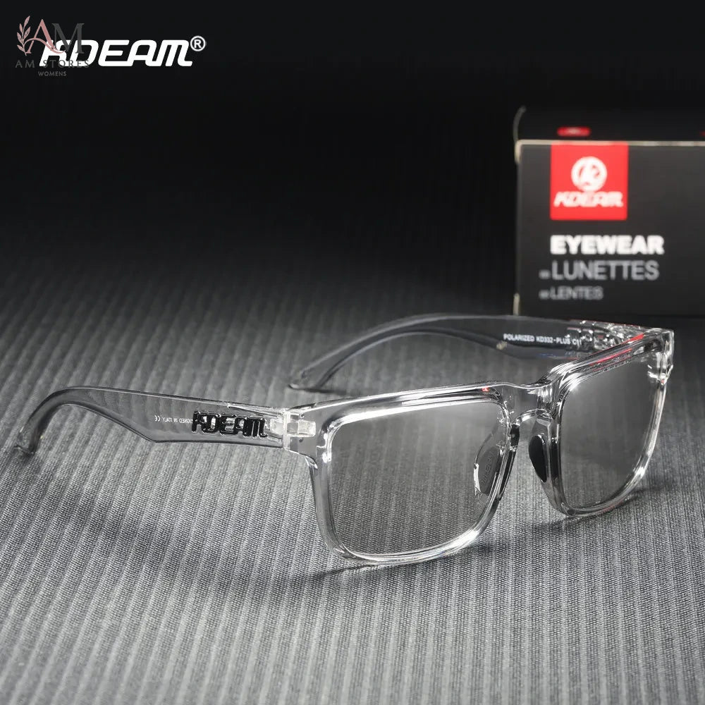 KDEAM Unisex Oversized Square Polarized Photochromic Sunglasses - view 1