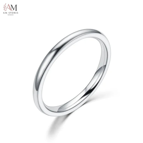 2mm Stainless Steel Girls' Ring - view 1