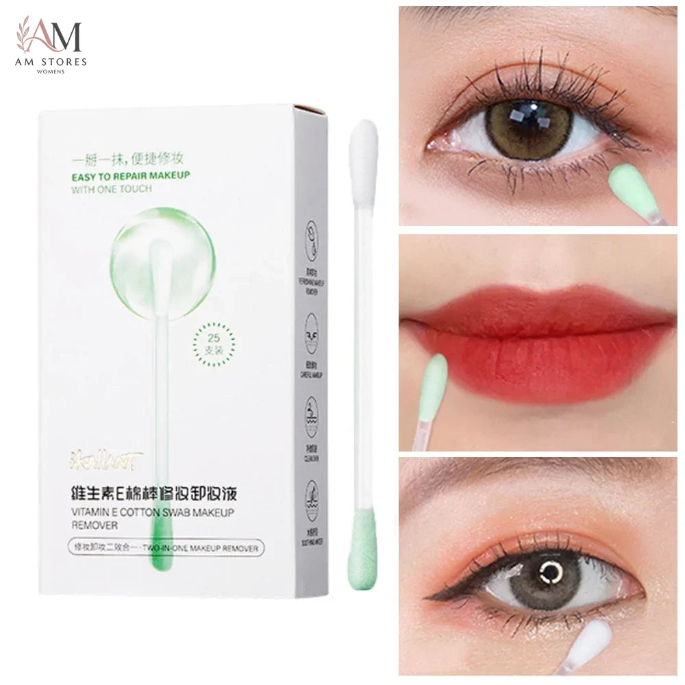 ikAllANT Pre-Soaked Makeup Remover Cotton Swabs - view 1