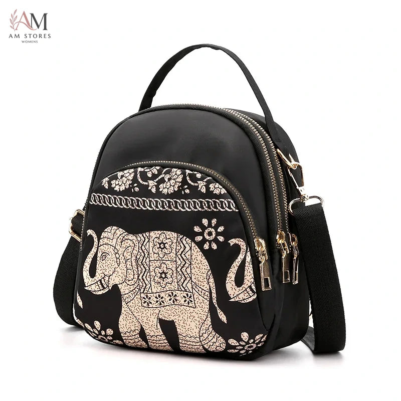 Women's Leather Shoulder Handbag - view 9