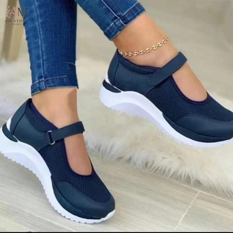 Women's Platform Breathable Casual Sneakers - view 4