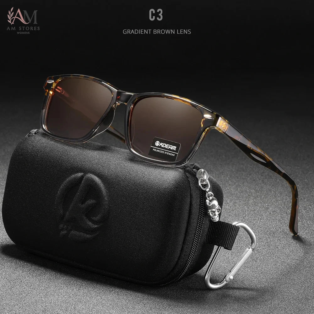 KDEAM Unisex Square Polarized TR90 KD398 Sunglasses - view 10