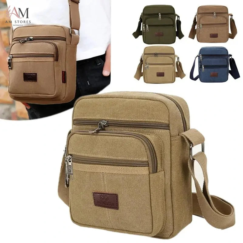 Men's Waterproof Large-Capacity Crossbody Bag - view 1