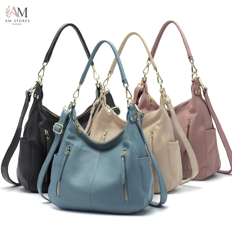 Zency Women's Leather Large-Capacity Crossbody Bag - view 4