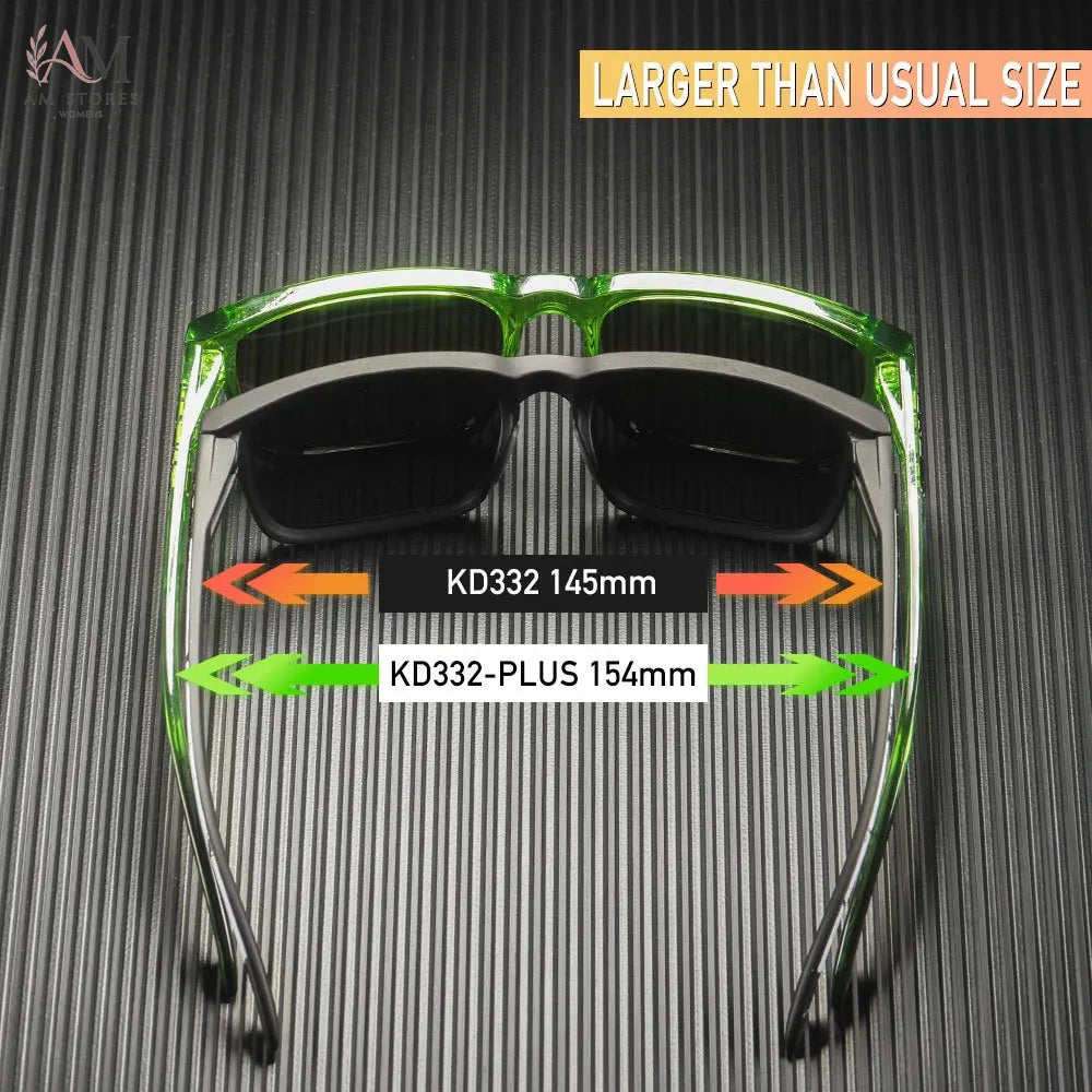 KDEAM Unisex Oversized Square Polarized Photochromic Sunglasses - view 2