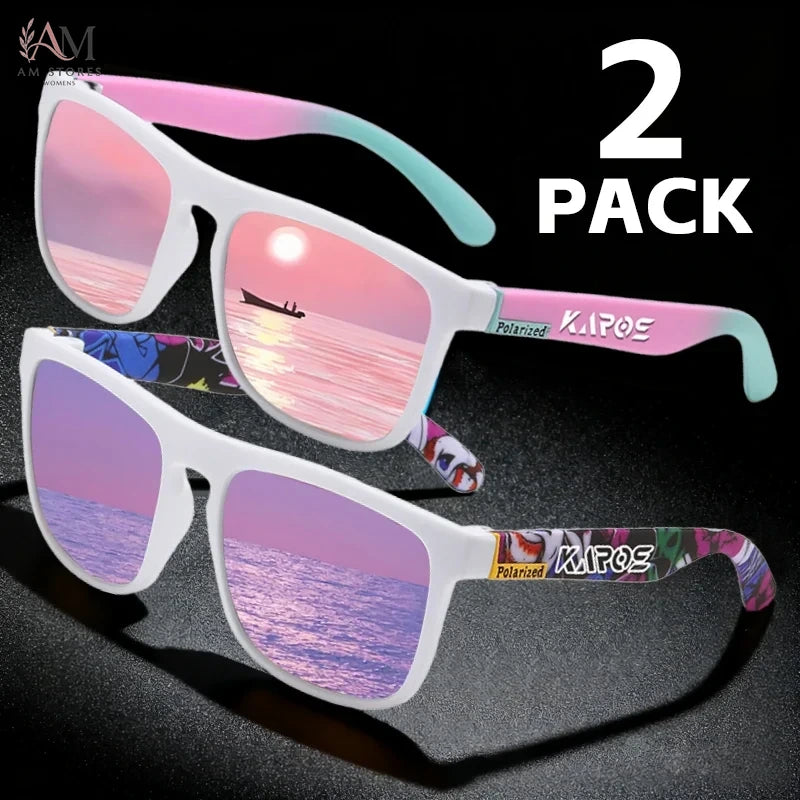 KAROS Unisex Square Polarized Cycling Sunglasses UV400 - view 1