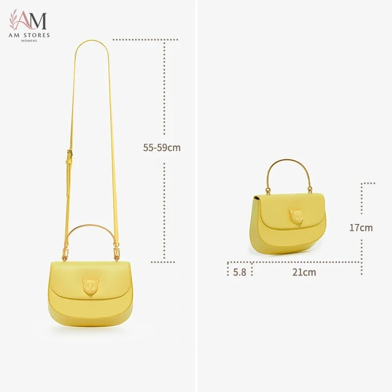 Women's Leather Crossbody Bag - view 6