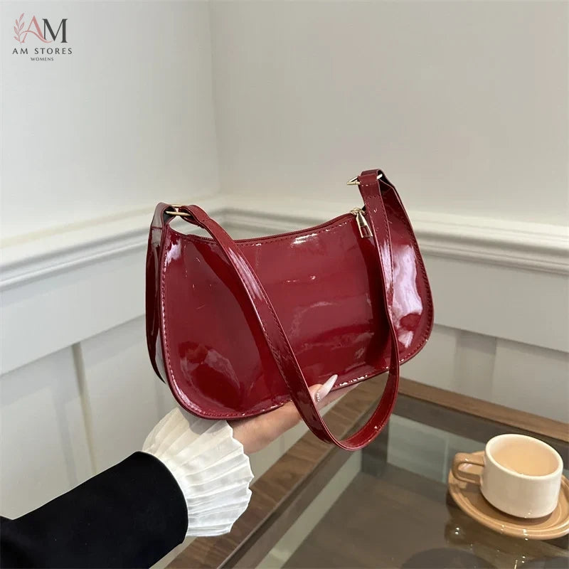 Women's PU Leather Vintage Shoulder Bag - view 3
