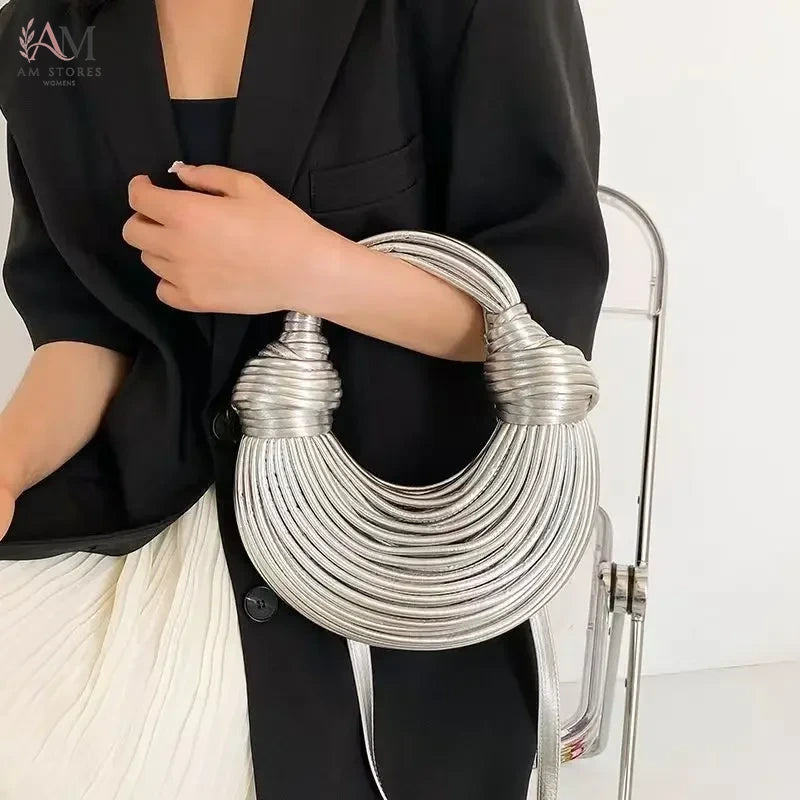 Women's Handwoven Knot Evening Bag - view 12