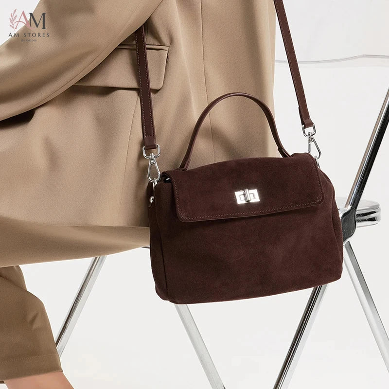Women's Leather Crossbody Bag - view 5