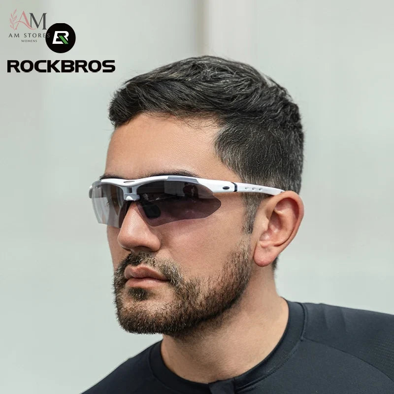 ROCKBROS Unisex Photochromic Cycling Sunglasses UV400 - view 1