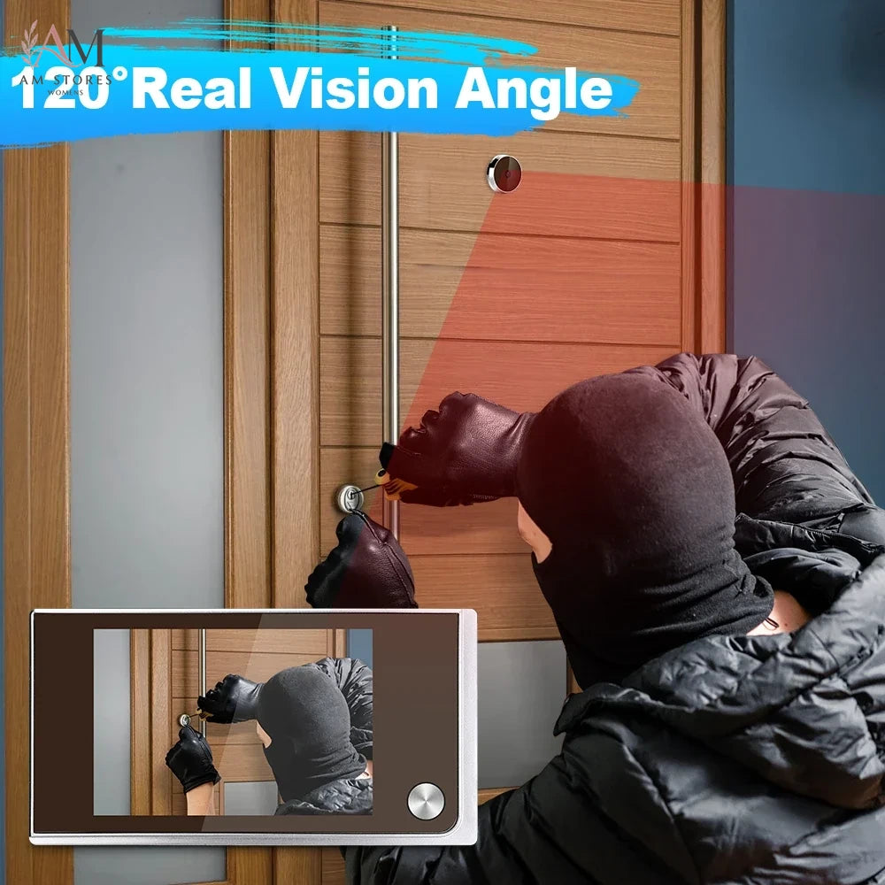 Awapow 3.5-Inch Digital Door Peephole Camera - view 2