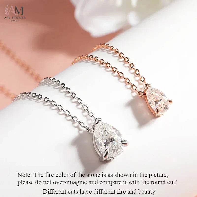 Smyoue Moissanite Pendant Women's Necklace - view 2