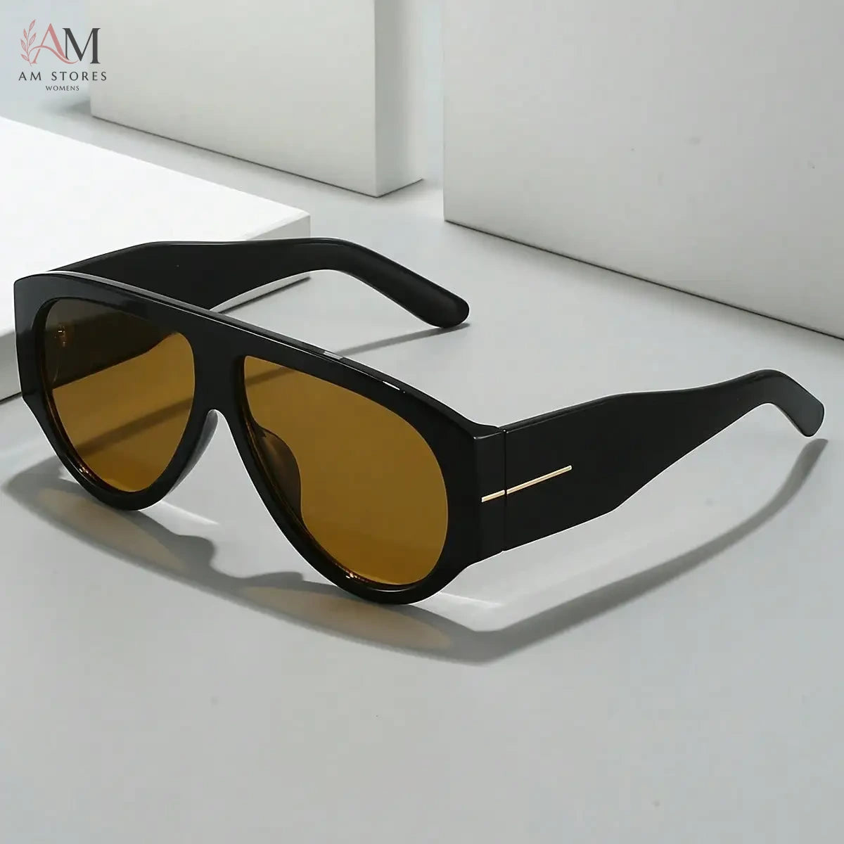 UV400 Unisex Vintage Oversized Sunglasses - view 1