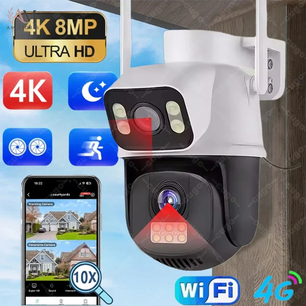 Outdoor 4G Wi-Fi Night Vision Camera with Water-Resistant - view 1