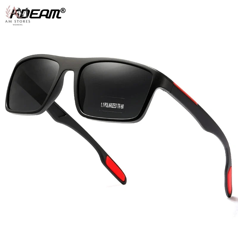 KDEAM Unisex Rectangle Polarized Sports Sunglasses - view 2