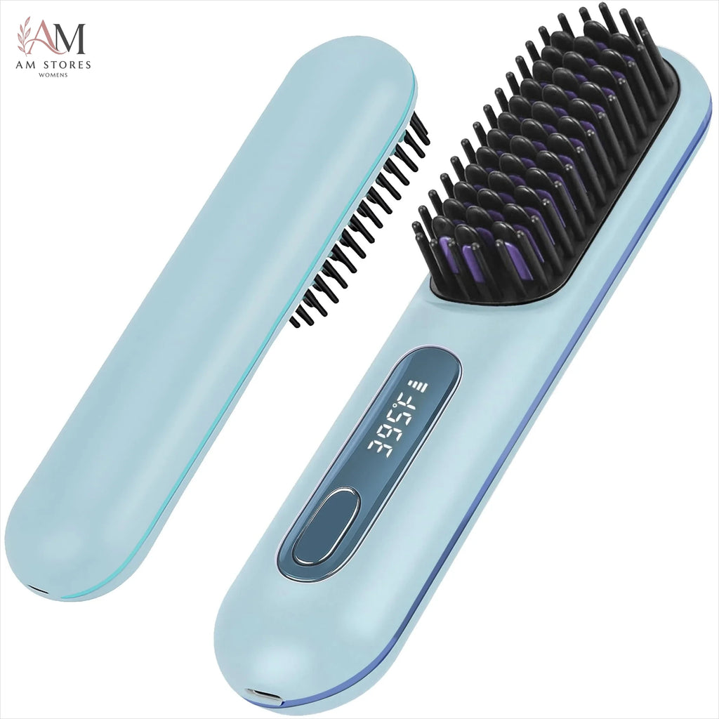 Portable Ceramic Hair Straightening Brush - view 1