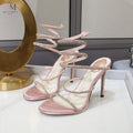 Women's Crystal Snake-Wrap Gladiator High-Heel Sandals - view 5
