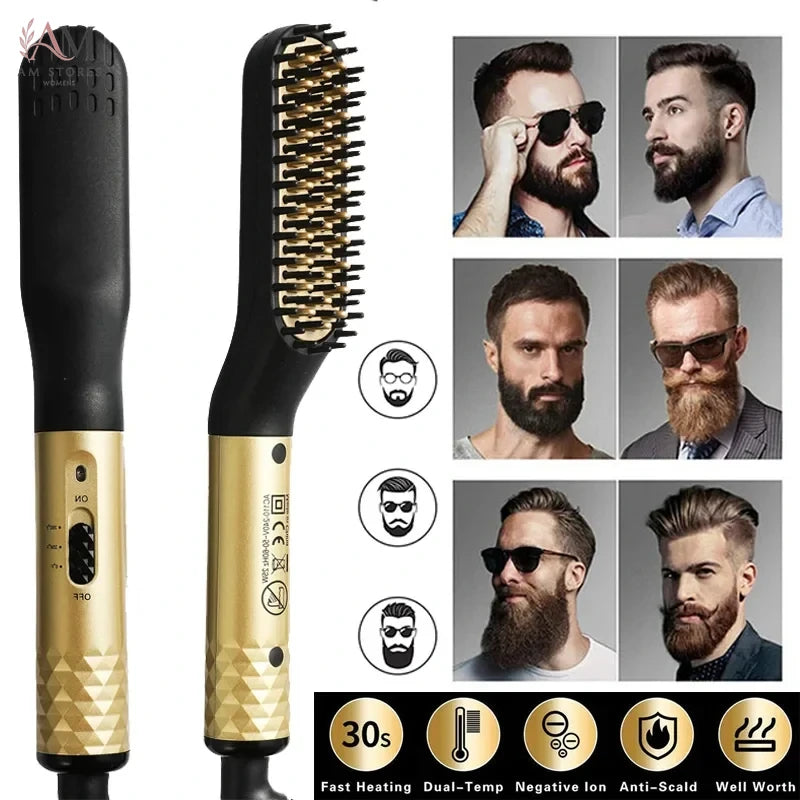 Portable Hair Straightening Brush - view 2