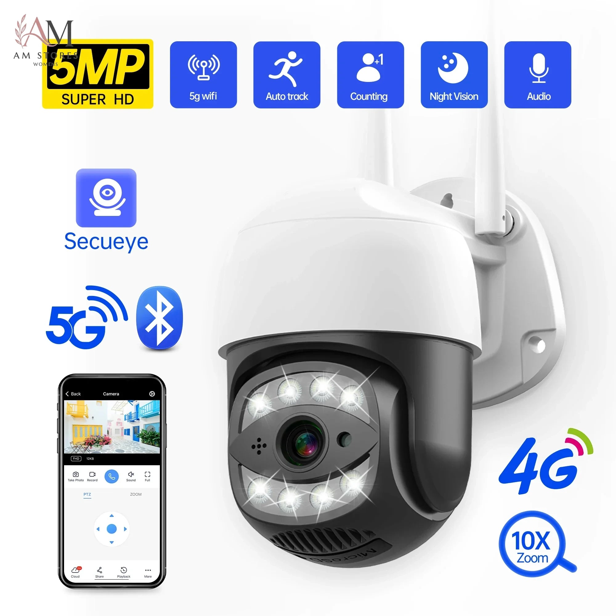 1080P 4G Wi-Fi Camera with Water-Resistant - view 1