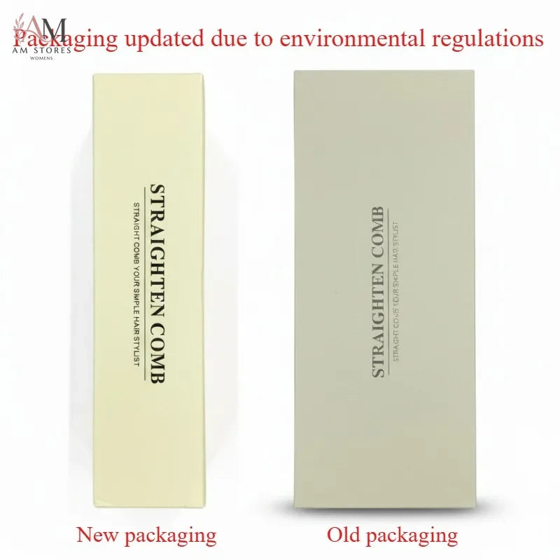 Portable Ceramic Hair Straightening Brush - view 2