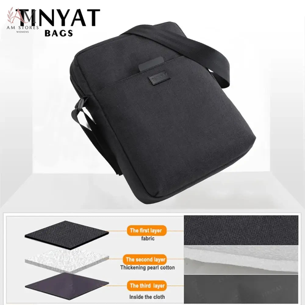 TINYAT Men's Waterproof Crossbody Bag - view 2