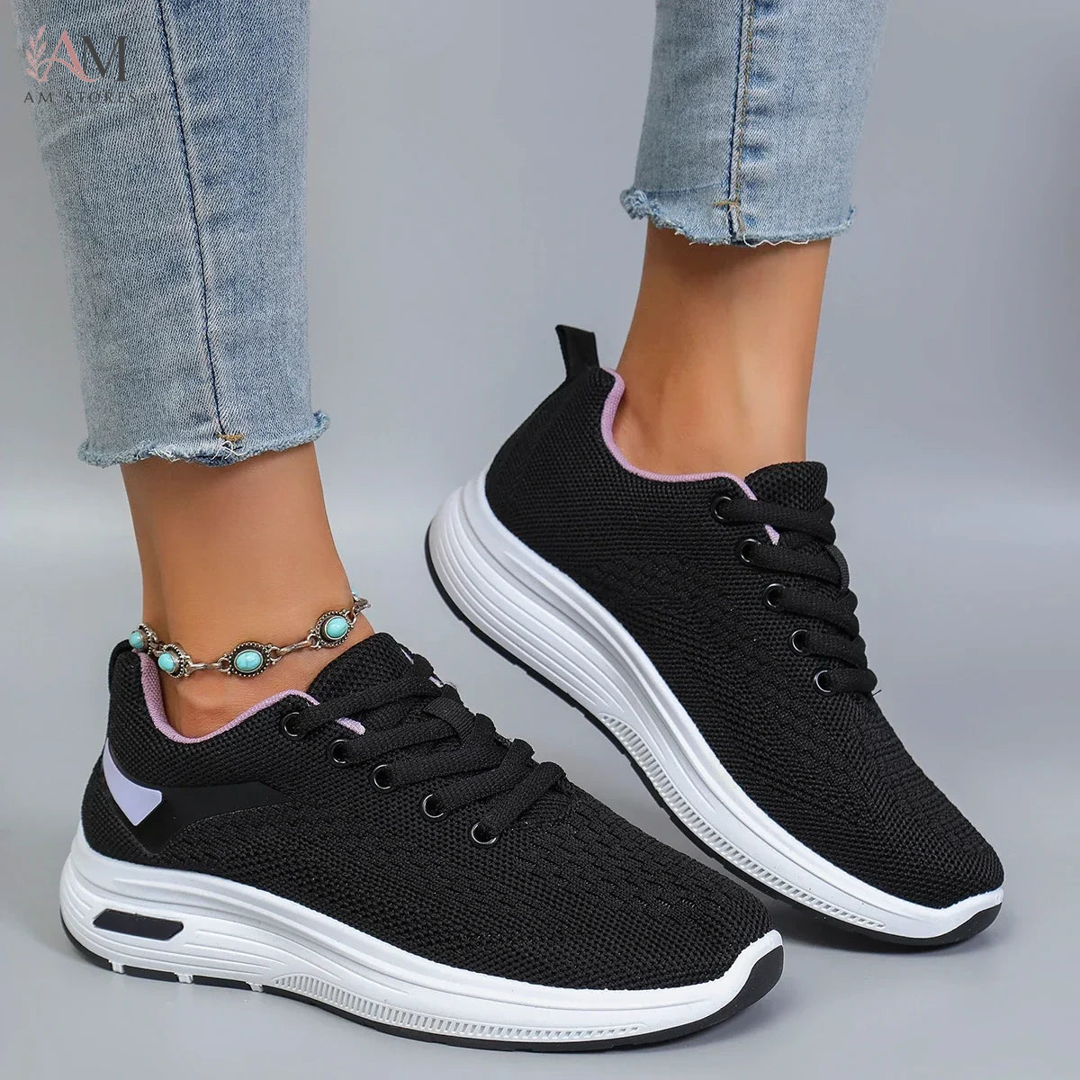 Women's Breathable Casual Sneakers - view 3