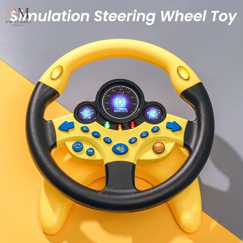 Baby Educational Light-Up Sound Steering Wheel Toy - view 2