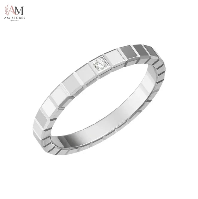 925 Sterling Silver Cubic Zirconia Couple Unisex Ring - view 11