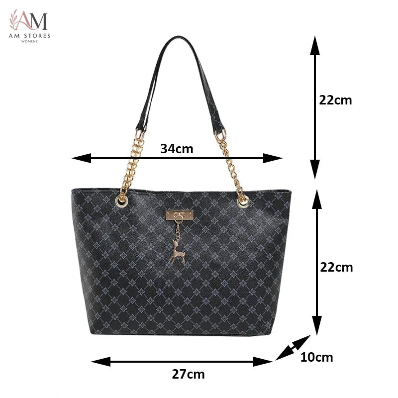 Women's Leather Large-Capacity Shoulder Bag - view 6
