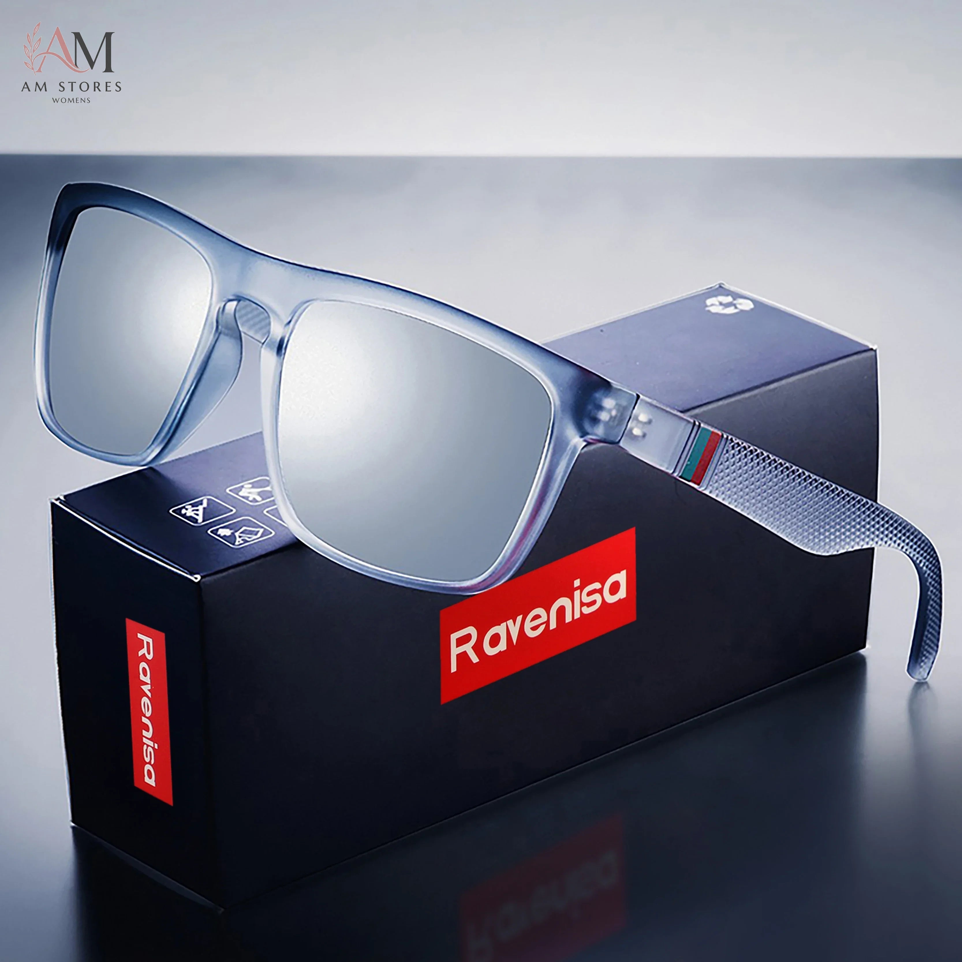 Unisex Vintage Square Polarized Driving Sunglasses UV400 - view 4