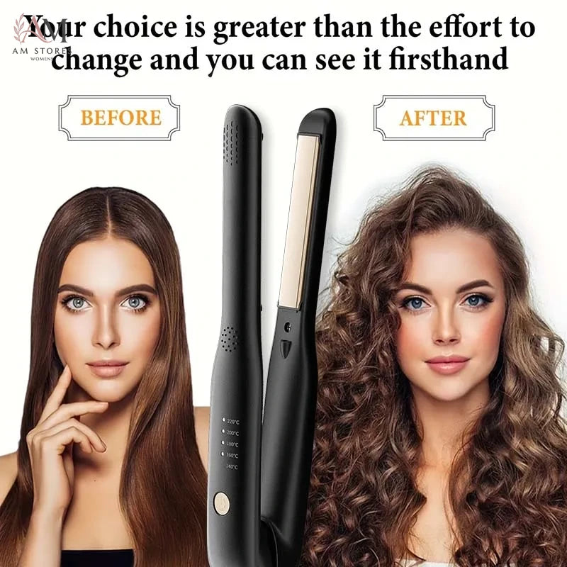 Portable Ceramic Hair Straightening Brush - view 4