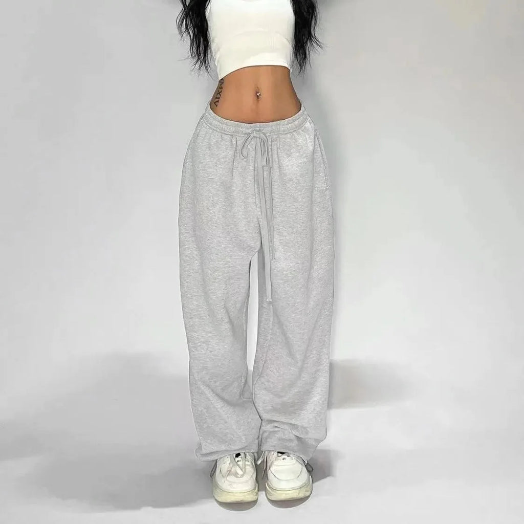 Women's Sausage Dog Embroidered Fashion Loose Trousers 2026 Summer New High Street Casual Pants Comfortable Straight Sweatpants