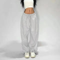 Women's Sausage Dog Embroidered Fashion Loose Trousers 2026 Summer New High Street Casual Pants Comfortable Straight Sweatpants