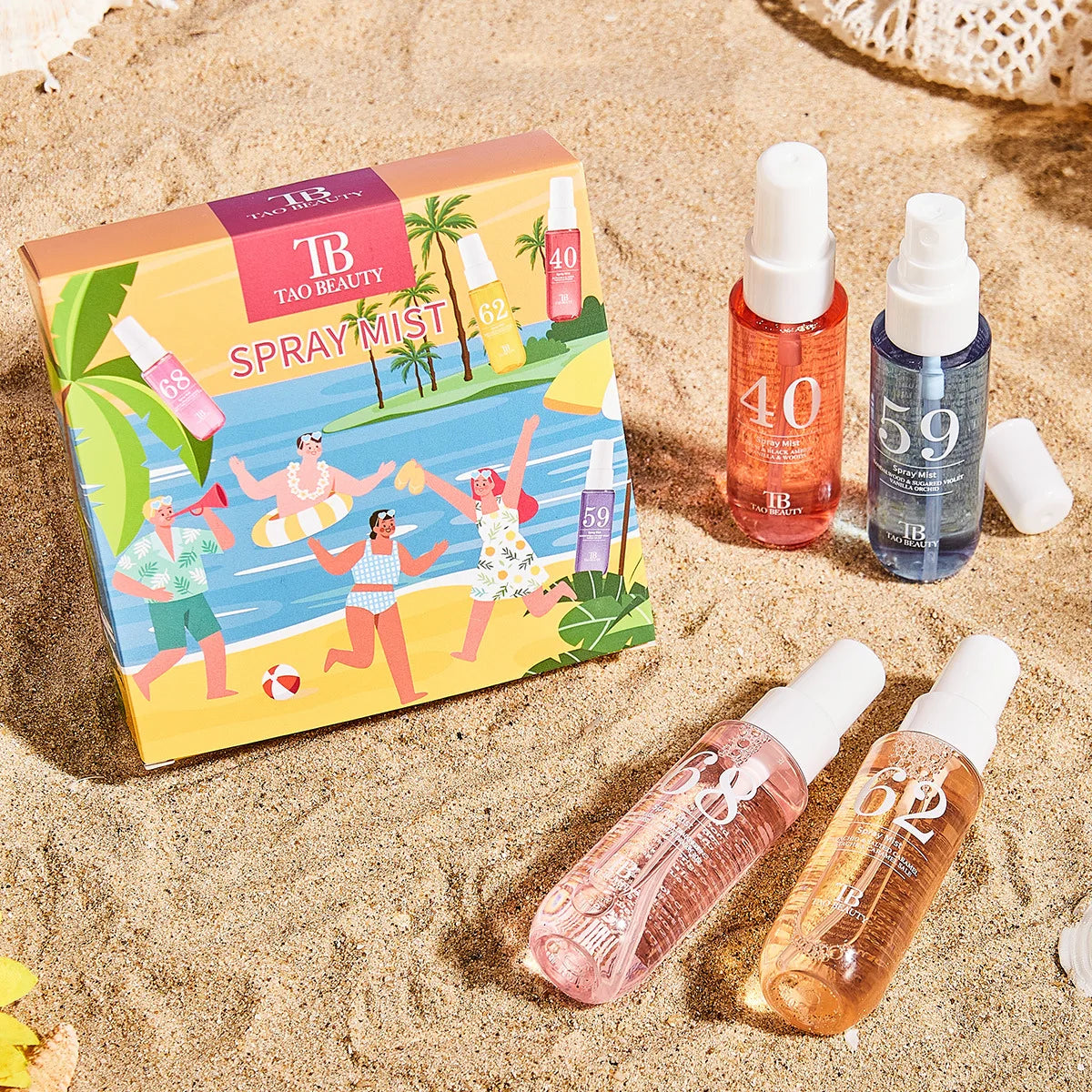 Digital Perfume Set Box Fresh Fragrance Long-Lasting Scent Alcohol-Free Body Spray Suitable for Both Men and Women Gift Set