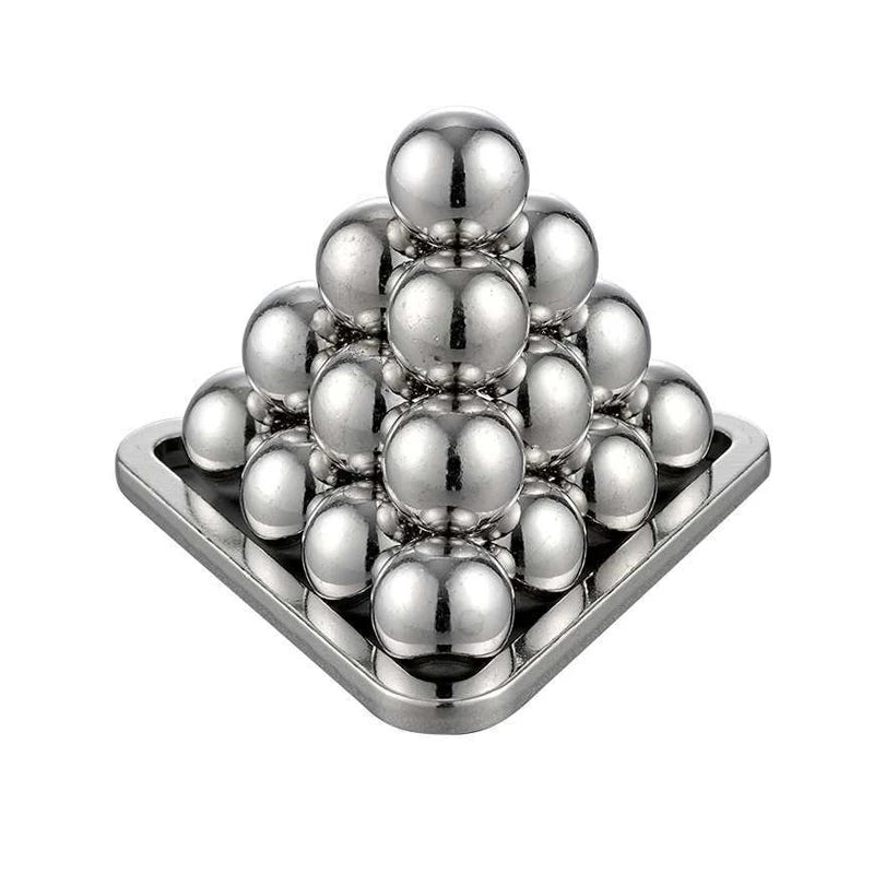 Pyramid Puzzle Metal Brain Teasers for Kids Adults IQ Logic Test Disentanglement Educational Toys Mind Challenge Games