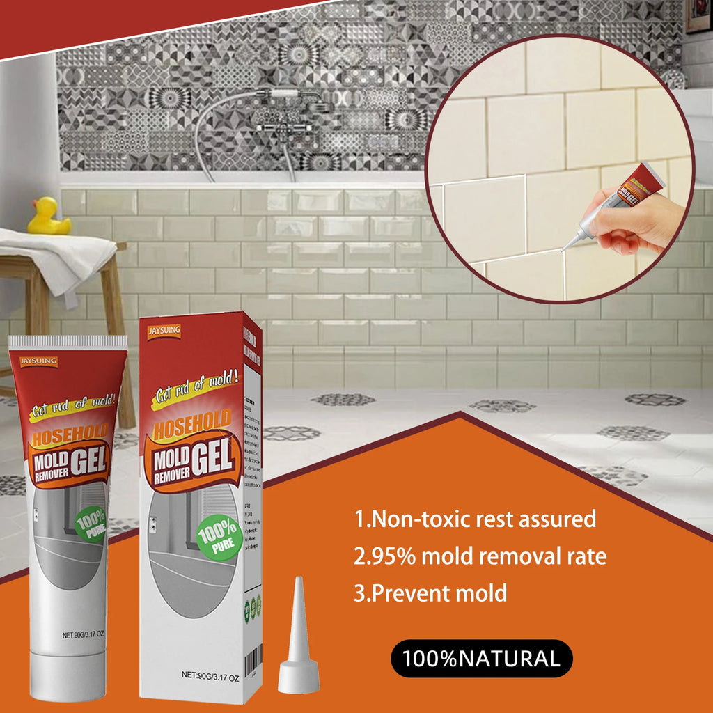 1/2/3/5Pcs Household Mold Remover Gel Effective Mold Mildew Cleaner for Bathroom Washing Machine Refrigerator Strip Wall