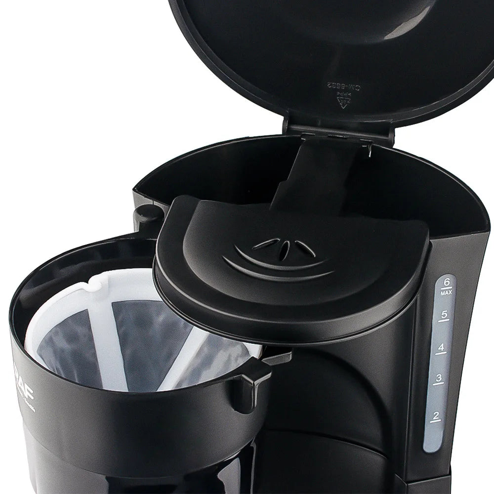 Electric Dirp Coffee Machine 600W Automatic American Drip Type, 600ML Coffee Machine American Milk Tea Machine Coffee Pot 66