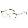 BLUEMOKY Metal Butterfly Prescription Glasses For Women Anti Blue Light Myopia Optical Eyeglasses Progressive Eyewear
