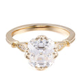 Provence 10K/14K/18K Moissanite Wedding Rings for Women Asscher Cut 3CT D Color Custom Jewelry DIY Engagement Rings