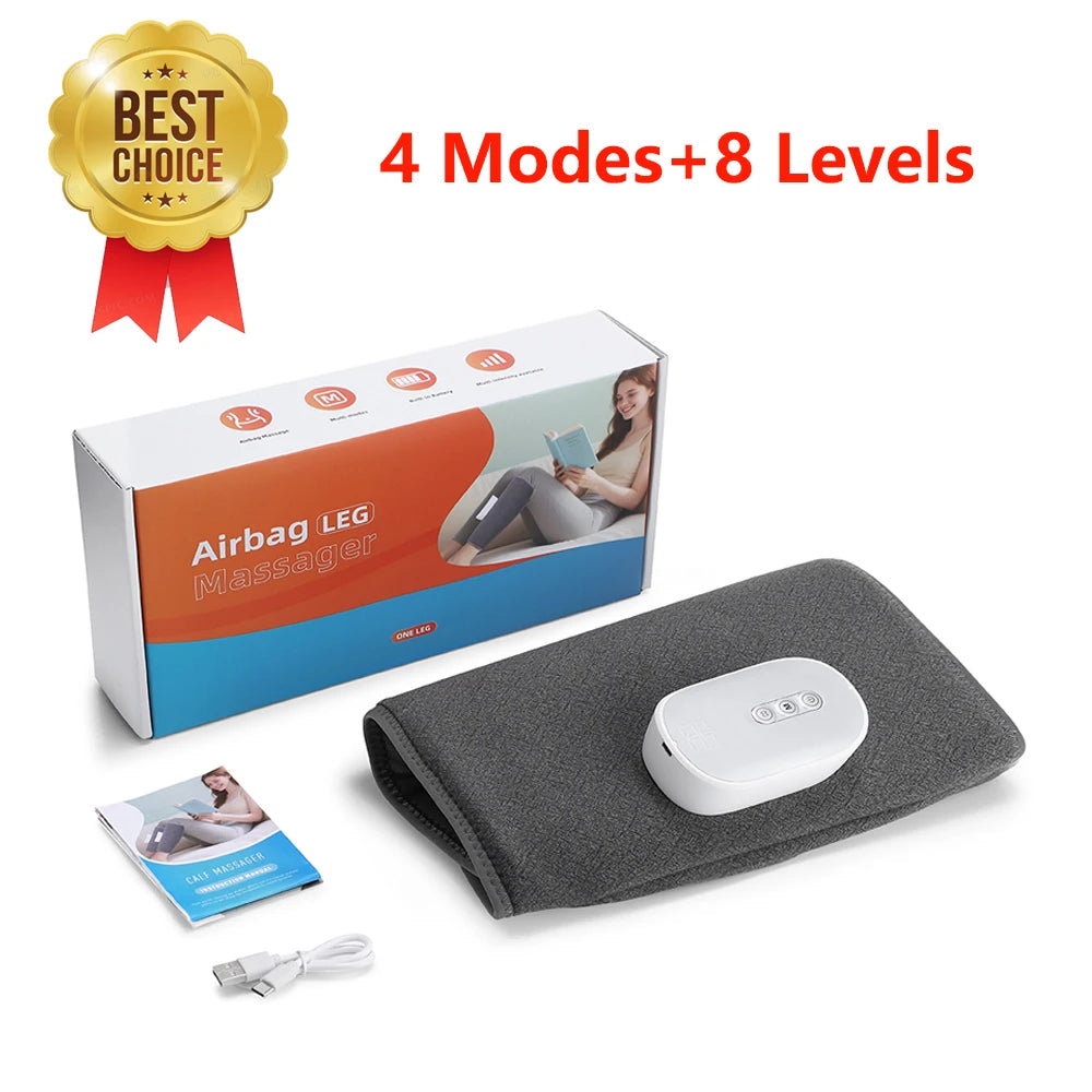 Eletric 360° Air Pressure Calf Massager Wireless Leg Massage 3 Mode Airbag Compresstion Relax Foot Calf Muscle Relieve Fatigue