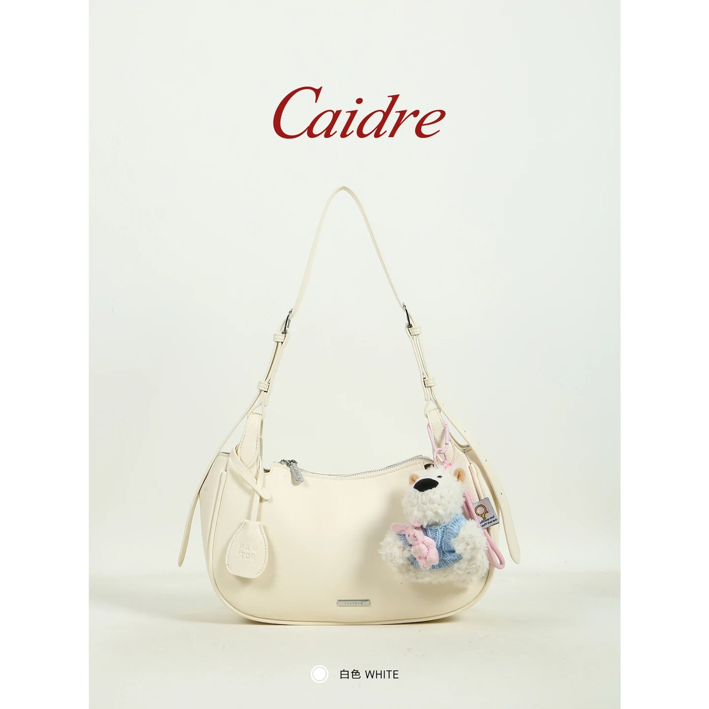 Caidre Korean Style Hobo Bag Small Dog Crossbody Underarm Bag Women's Birthday Gift Commuter Diagonal Large Bag
