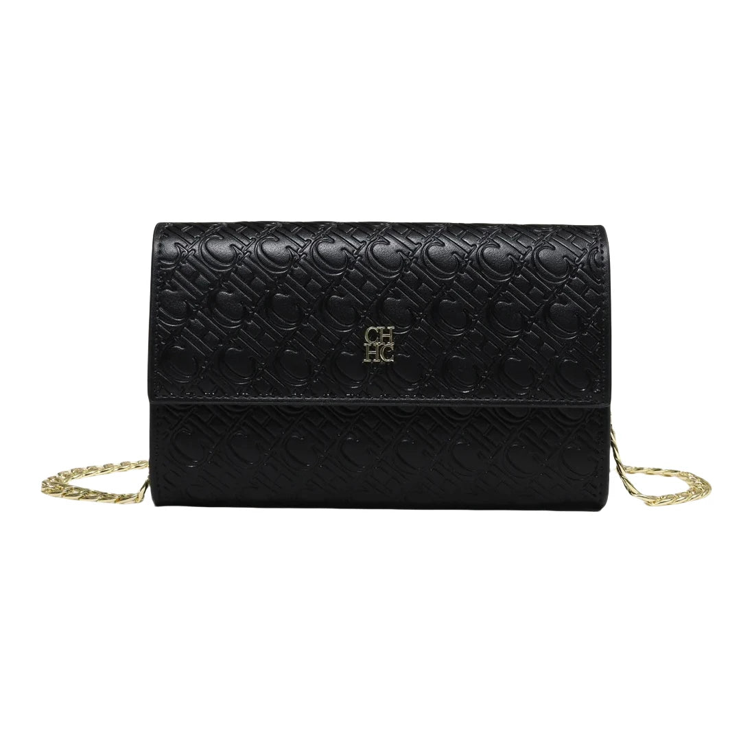 CH Fashion Women's Shoulder Bag with Letter Printing Design 2026 Festival Essential Versatile Women's Chain Bag