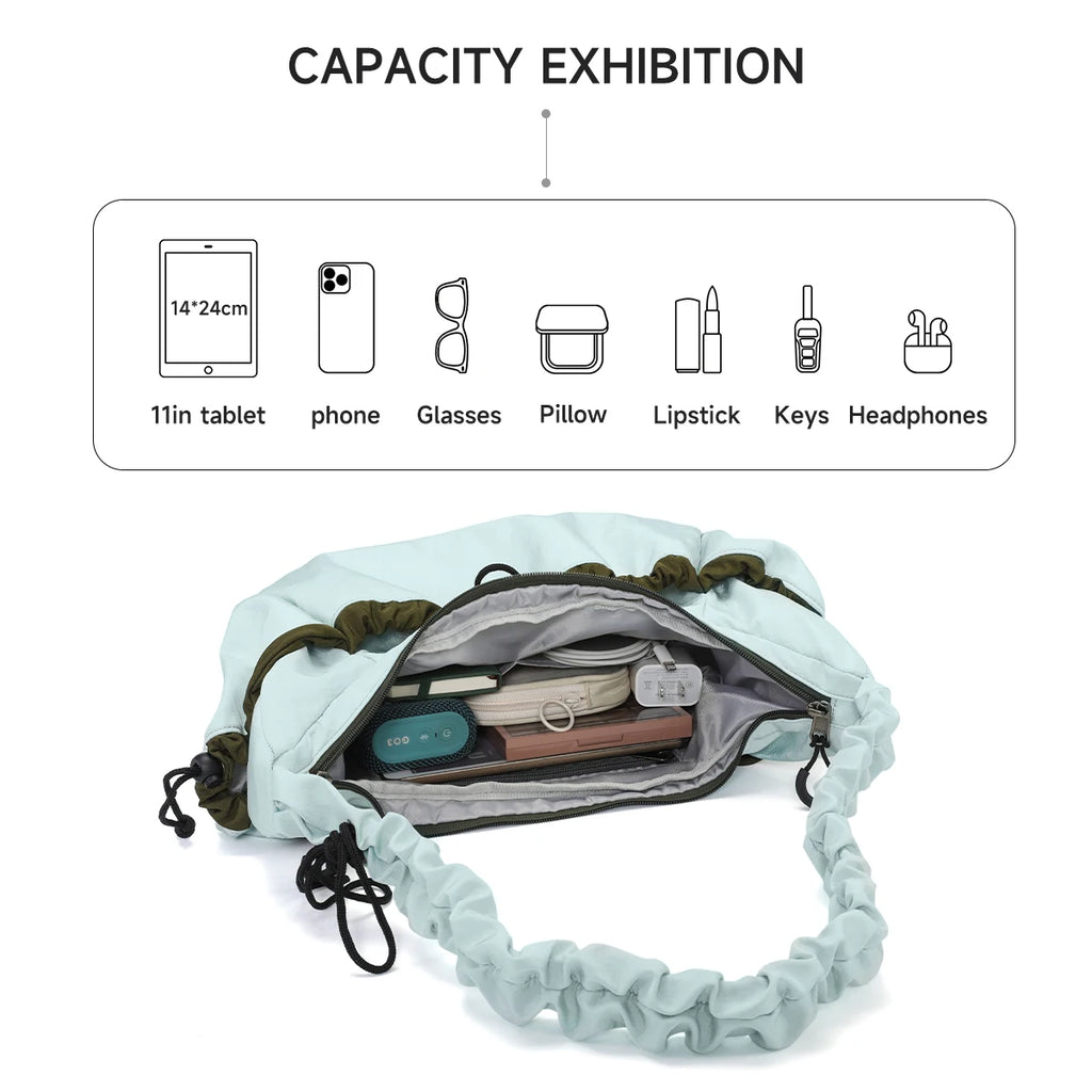 Tigernu Women Bags Summer Half Moon Bags Women's Dumpling Bun Lazy Handbags Casual Hobos Crossbody Bag Shoulder Bag Travel Totes