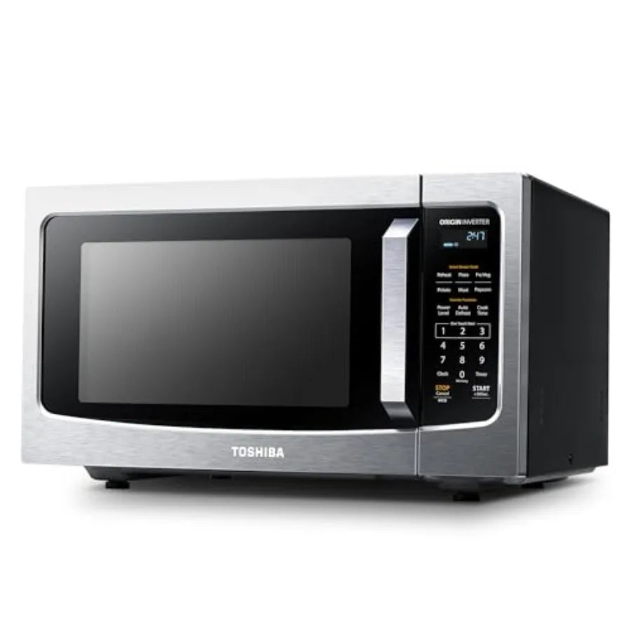 ML-EM45PIT SS Countertop Microwave Oven with Inverter Technology, Kitchen Essentials, Smart Sensor, Auto Defrost, 1.6 Cu.ft, 13